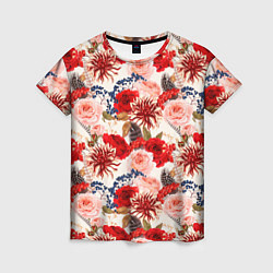 Женская футболка Цветочный букет Flower bouquet