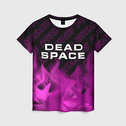Футболка женская Dead Space pro gaming: символ сверху, цвет: 3D-принт