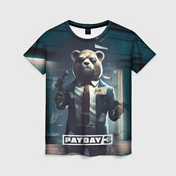 Футболка женская Payday 3 bear, цвет: 3D-принт