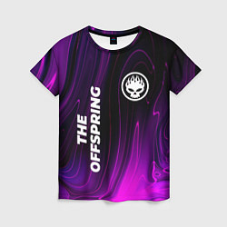 Женская футболка The Offspring violet plasma