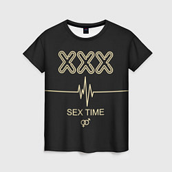Женская футболка Sex Time