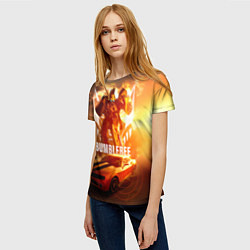Футболка женская Трансформеры: Бамблби, цвет: 3D-принт — фото 2