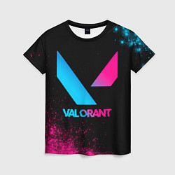 Футболка женская Valorant - neon gradient, цвет: 3D-принт