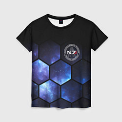 Женская футболка Mass Effect - N7 - Космос