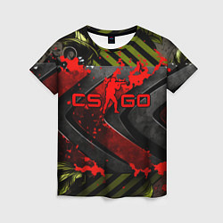 Женская футболка CS GO red logo