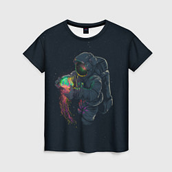 Женская футболка Неизведанный космос