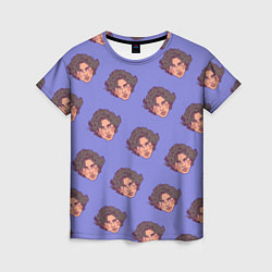 Женская футболка Тимоти Шаламе узор
