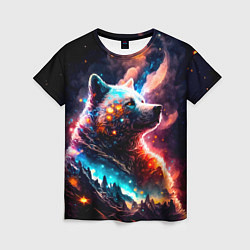 Женская футболка Космический звездный медведь