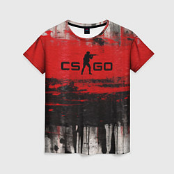 Женская футболка CS GO brushes