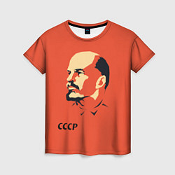 Женская футболка СССР Ленин жив