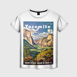Женская футболка Йосемити