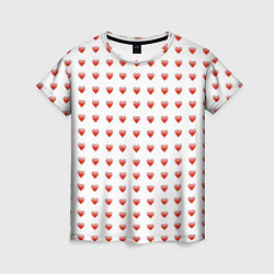 Женская футболка Сердце эмодзи