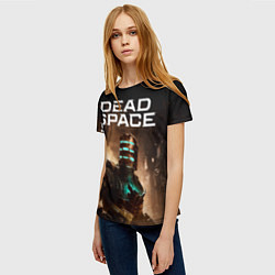 Футболка женская Мертвый космос, цвет: 3D-принт — фото 2