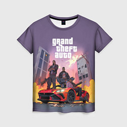Футболка женская Grand Theft Auto - game, цвет: 3D-принт