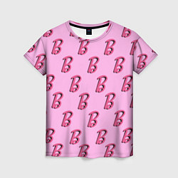 Женская футболка B is for Barbie