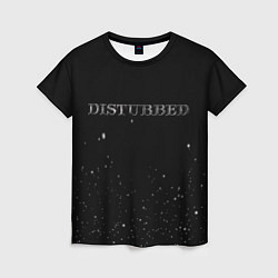 Женская футболка Disturbed stars