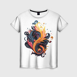 Женская футболка Пламя феникса