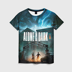 Женская футболка Особняк Alone in the dark