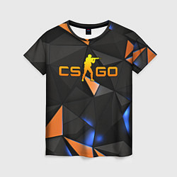 Женская футболка CSGO orange style