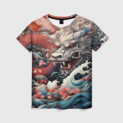 Женская футболка Морской дракон Irezumi