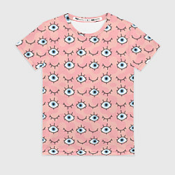 Женская футболка Множественный взгляд