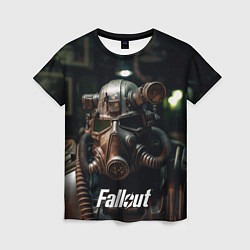 Женская футболка Fallout man