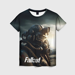 Футболка женская Fallout man game, цвет: 3D-принт