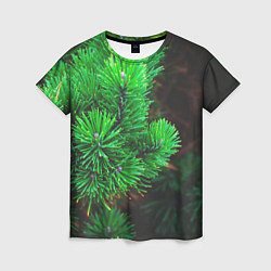 Женская футболка Зелёный лес России