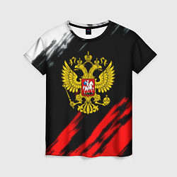 Футболка женская Russia stripes, цвет: 3D-принт