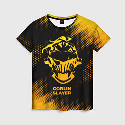 Футболка женская Goblin Slayer - gold gradient, цвет: 3D-принт