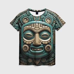 Женская футболка Орнамент в стиле индейцев майя