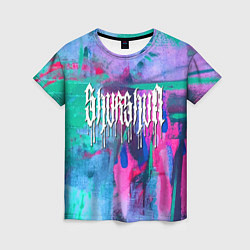 Женская футболка Shurshun - tie-dye