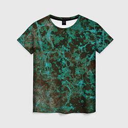 Женская футболка Абстракция - водоросли