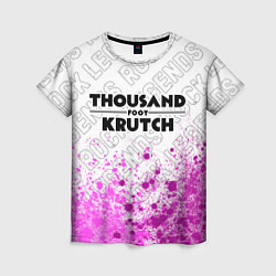 Футболка женская Thousand Foot Krutch rock legends посередине, цвет: 3D-принт