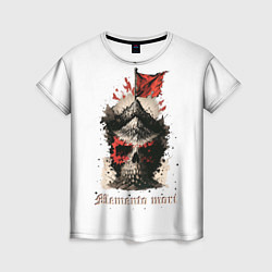 Футболка женская Череп memento mori, цвет: 3D-принт