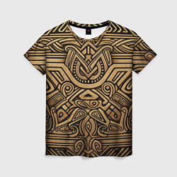 Женская футболка Орнамент в стиле викингов