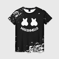 Женская футболка Marshmello splash