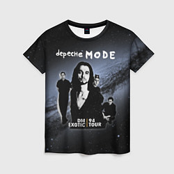 Женская футболка Depeche Mode - A Band exotic tour