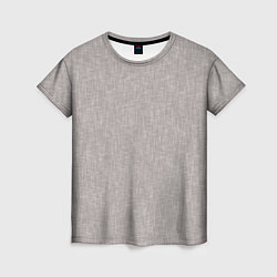 Женская футболка Текстура серо-бежевый однотонный
