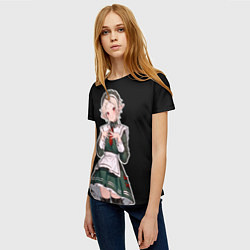 Футболка женская Милая Сильфи, цвет: 3D-принт — фото 2