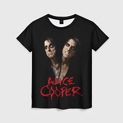 Футболка женская Alice Cooper paranormal, цвет: 3D-принт