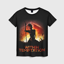 Футболка женская Within Temptation Sharon, цвет: 3D-принт