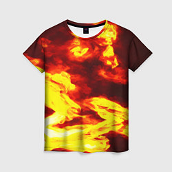 Женская футболка Огненное безумие