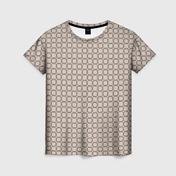 Женская футболка В клетку стиль 60-х