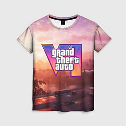 Женская футболка GTA 6 Vice