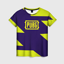 Женская футболка PUBG geomatry cybersport