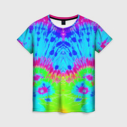 Женская футболка Tie-Dye abstraction