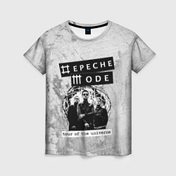 Женская футболка Depeche Mode - Touring the universe группа