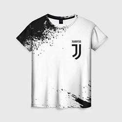 Женская футболка Juventus sport color black