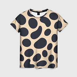 Женская футболка Пятнышки леопарда